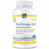 Nordic Naturals ProOmega-3.6.9 - Fish Oil, Borage Oil, Oleic Acid, 780 mg EPA, 390 mg DHA, 76 mg GLA, High-Intensity Support for Cardiovascular, Joint, Skin, and Immune Health*, 120 Soft Gels