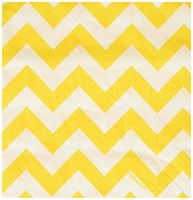 Amscan 511492.09 Luncheon Napkins Party Supplies, One Size, Yellow Sunshine