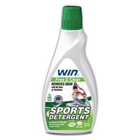 Win Sports Detergent - Free & Clear (Green) 1 Bottle - Specially Formulated for Sweaty Workout Clothes - Removes Odor from Running Gym and Activewear Apparel and Football Hockey Uniforms