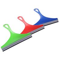 ANGELA Color Blue，Red Multi-Function Window Cleaning Kit, Soft Rubber Washer for Glass, Mirror, Shower, Car Glass,Good Grips Wiper Blade Squeegee,Window Washing