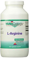 Nutricology L-arginine, 500 Mg, Vegicaps, 250-Count
