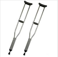 Underarm Crutches, Aluminum Alloy Rehabilitation Equipment Height Adjustable Telescopic Medical Crutches, Suitable for Elderly and Adolescents and People with Reduced Mobility,Small