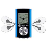 TechCare Mini Massager Tens Unit FDA 510k Cleared Lifetime Warranty Tens Machine for Drug Free Pain Management, Back Pain and Rehabilitation (Mini, Blue)