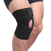 FunCee Knee Brace with Metal Side Stabilizers and Gel Patella Pads, Adjustable Compression Wrap for Men & Women, Knee Support for ACL, Patellar Tendon, Arthritis pain, Meniscus tear Gym Running Hiking