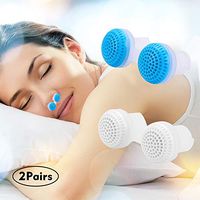 Anti-snoring and air Purifier Combination, Natural Comfort Sleep, Ventilation air Purifier Filter - Anti-snoring Equipment, snoring Solution Nasal Respirator Breathing (Anti-snoring - 2 Pairs)