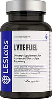 LES Labs Lyte Fuel, Electrolyte Replacement Supplement for Active Rehydration, Muscle Cramping and Ketogenic Diets, 100 Capsules