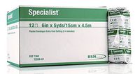 BSN 7368 6 in. x 5 yard Extra-Fast-Setting Green Label Specialist Plaster Bandages, 12 per Box