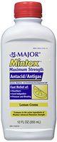 Mintox Maximum Strength Antacid Anti-Gas Liquid Generic for Maalox Max Lemon Flavor 12 oz 4 PACK