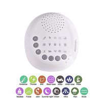 Da-upup Portable White Noise Machine, 15 Natural Soothing Sound USB Powered Sleep Machine with 15/30/60 Minutes 3 Timers for Insomniacs Therapy, Baby Soothing Sleeping