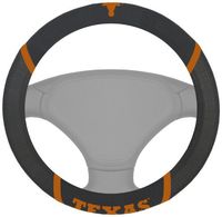 FANMATS NCAA University of Texas Longhorns Polyester Steering Wheel Cover by Fanmats