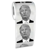 Donald Trump Toilet Paper Roll-Get it Fast -Trumps Face Printed on Each Sheet Gag Gift