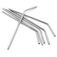 Sur La Table Stainless Steel Straws SS-024-SS, Set of 6