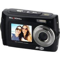 Bell+Howell 2VIEW 18.0MP HD Dual Screen Underwater Digital & Video Camera (Waterproof to 10 ft.), 2.7", Black (2VIEW18-BK)