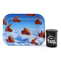 OCB Metal Rolling Tray Chicken Wings with KC Pop Top