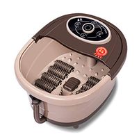 Foot Spa Massager Foot tub Foot Spa Bath Massager with Heat Bubbles Red Light, 8 Masssaging Rollers Pedicure for Tired Feet Stress Relief Help Sleep Home Use Foot Basin Foot Bucket Foot Bath