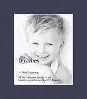 10x12 Midnight Blue / Blue Jay Custom Mat for Picture Frame with 6x8 opening size (Mat Only, Frame NOT Included)