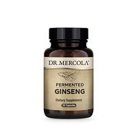 Dr. Mercola, Fermented Ginseng Dietary Supplement, 30 Servings (30 Capsules), Energy Support, Supports Immune Health and Overall Well Being, Non GMO, Soy-Free, Gluten Free