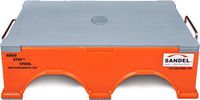 Ergo-Step Stool, Stackable, Orange (Pack of 4 bottom stools)
