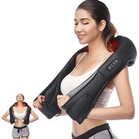 Secura Shiatsu Neck & Shoulder Massager Electric Back Massage with Heat Deep Tissue Kneading Pillow Massager for Full Body Massage