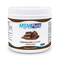 Kala Health MSMPure Chocolate Flavored, Coarse Powder Flakes, Organic Sulfur Crystals, 99.9% Pure Distilled MSM Supplement, Made in The USA, 8.8 oz