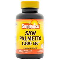 Sundance Vitamins Saw Palmetto 1200 mg - 100 Capsules, Pack of 6