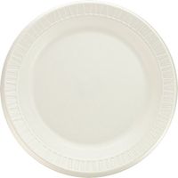 DCC Plastic Dinnerware, Plate, 9quot; dia, White, 125/Pack, 4 Packs/Carton (9PWQR)