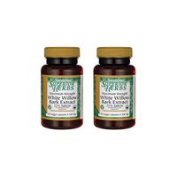 Swanson White Willow Bark Extract 500 mg 60 Veg Caps 2 Pack