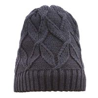 Edtoy Knitted Solid Cap Unisex Winter Hats for Women Casual Cotton Women's Hat Female Winter Cap (Black)