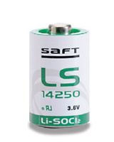 SAFT LS 14250 LS14250 1/2 AA 3.6v Lithium Battery (2 Pack)