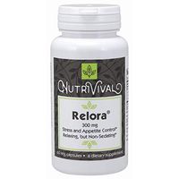 Nutrivival Reflora 300mg Formulated to Support Stress and Appetite Management Without Sedation* 60 Vegetarian Capsules