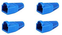 4 Bag 50 Piece RJ-45 Color Coded Strain Relief Boots Blue, CNE587158