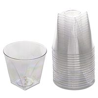 WNA WNARSMT91516 Milan Tumblers 9 oz Plastic Clear 16 Tumblers/Bag 15 Bags/Carton