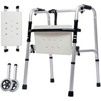 Walker for The Elderly Four-Leg Walker Foot Injury Folding Disabled Walking Aid Lower Limb Training Walking Walker