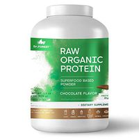 Dr. Forest Organic Raw Cold Pressed Vegan Plant Protein Powder - Add to Your Favorite Smoothies or Shakes - Non-GMO Certified Organic 20 Grams Protein per Serving, 2.2 lbs (Chocolate, 1.1 lbs)