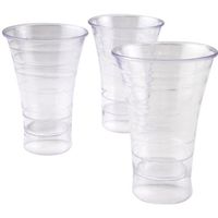 Polar Ice Disposable Plastic Spiral Shot Cups, 1.75 oz, Clear, Package of 50
