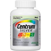 Centrum Silver, Multivitamin/ Multimineral Supplement, Adults + 50, 220-Count Bottle (Pack of 3 (220 ct ea))