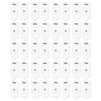 TENS Electrodes, Premium Quality XL Replacement Pads for TENS Units, 20 Pairs of Snap TENS Unit Electrodes (40 TENS Unit Pads), 2 inch x 4 inch, Discount TENS Brand