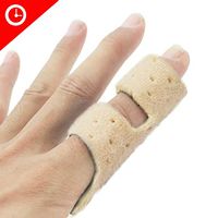 Finger Splint, Luniquz Trigger Finger Brace for Mallet Index Ring Middle, L/Beige