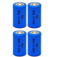 4 Pack 1/2AA ER14250 3.6V 1200mAh Lithium(Li-SOCl2) Battery