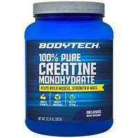 100 Pure Creatine Monohydrate Unflavored 5 GM/Serving Supports Muscle Strength Mass (32 Ounce Powder) by BodyTech