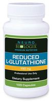 Neuro biologix Glutathione Reduced L-Glutathione Detox Supplement (150 Milligrams per Capsule)