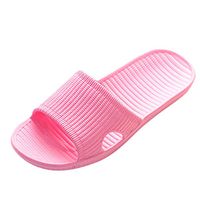 Emimarol Women's Shower Sandal Pool Slides Open Toe House Slippers Lightweight Bath Slippers Pink