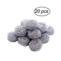 BESTOMZ Stainless Steel Dish Bowl Cleaning Spiral Scourers Practical Kitchen Cleaner