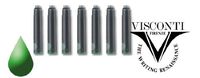 Visconti Refills Pack of 7 Green Fountain Pen Cartridge - V-A5206