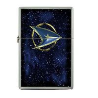New Product star-trek-v2 Flip Top Cigarette Lighter + free Case Box