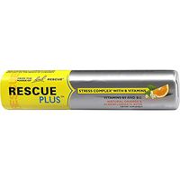 RESCUE Plus Lozenge, Dietary Supplement, Natural Orange and Elderflower Flavor - 10 Lozenges