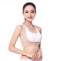 AKStore Personal Posture Corrector,Chest Brace Up Prevent Chest Sagging and Humpback Correct Posture Corset Bra X Strap Vest for Female/Women (XXL)