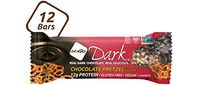NuGo Dark Chocolate Pretzel, 12g Vegan Protein, 200 Calories, Gluten Free, 12 Count