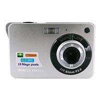 MeterMall Electronics Portable 18 Megapixels Digital Video Camera 2.7'' TFT Display Digital Zoom Video Camera Silver