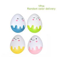 EYX Formula Mini Travel Simple Cute Egg Contact Lens Case Box Container Holder Kit for Home or Travel Use